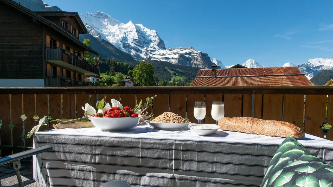 Les Residences Waldbort Wengen Exteriör bild